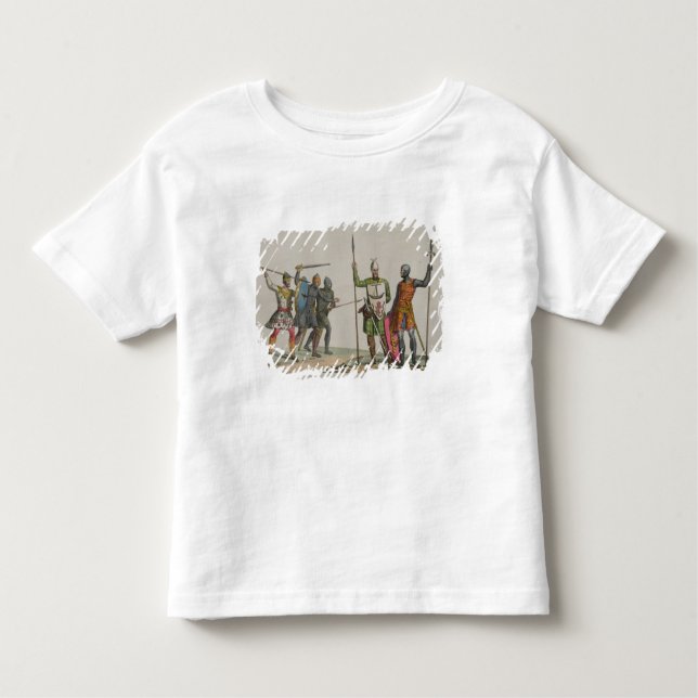 T-shirt Pour Les Tous Petits Les guerriers anglo-saxons, plaquent 14 'de (Devant)