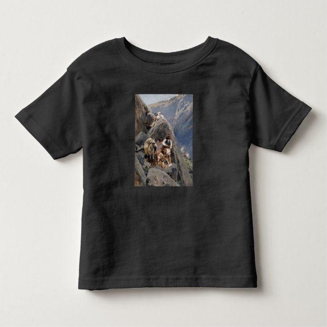 T-shirt Pour Les Tous Petits Les guerriers d'Apache : une embuscade sur la cava (Devant)
