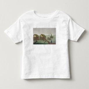 T-shirt Pour Les Tous Petits Les habitations de la tribu de Papu, Rawak,
