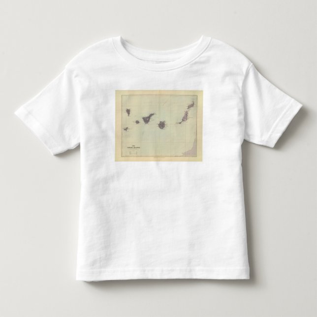 T-shirt Pour Les Tous Petits Les Îles Canaries (Devant)