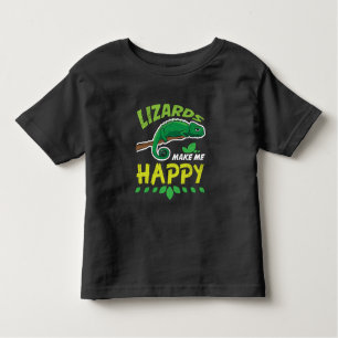 T-shirt Pour Les Tous Petits Les lézards me font le cadeau heureux de costume