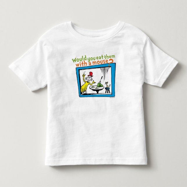 T-shirt Pour Les Tous Petits Les mangeriez-vous avec une souris? (Devant)