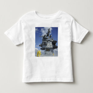 T-shirt Pour Les Tous Petits Les marins de département d'air examinent le syst