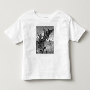 T-shirt Pour Les Tous Petits Les marins voient dans la distance un bateau