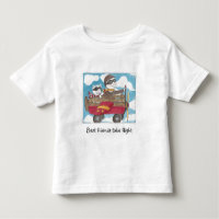 Les meilleurs amis prennent le T-shirt de vol