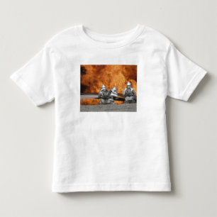 T-shirt Pour Les Tous Petits Les pompiers neutralisent un feu