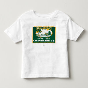 T-shirt Pour Les Tous Petits Les Rois Highway Brand Cranberry Label de Boston