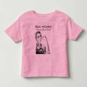 T-shirt Pour Les Tous Petits Les vraies femmes choisissent Ron Paul Baby
