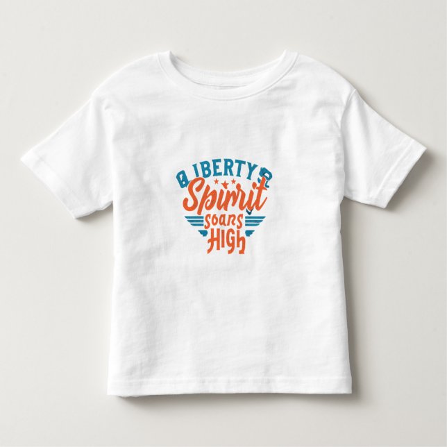 T-shirt Pour Les Tous Petits L'esprit de liberté s'élève (Devant)