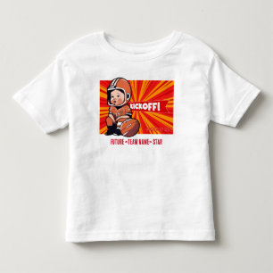 T-shirt Pour Les Tous Petits L'étincelle de Gridiron de l'équipe #22 personnali