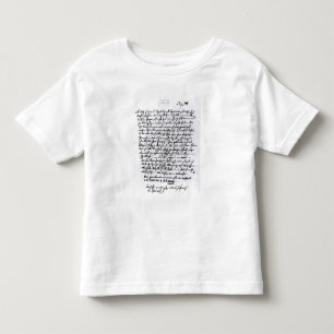T-shirt Pour Les Tous Petits Lettre de Mozart à son père, le 5 avril