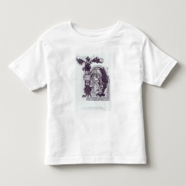 T-shirt Pour Les Tous Petits Lettre initiale d'une charte (Devant)