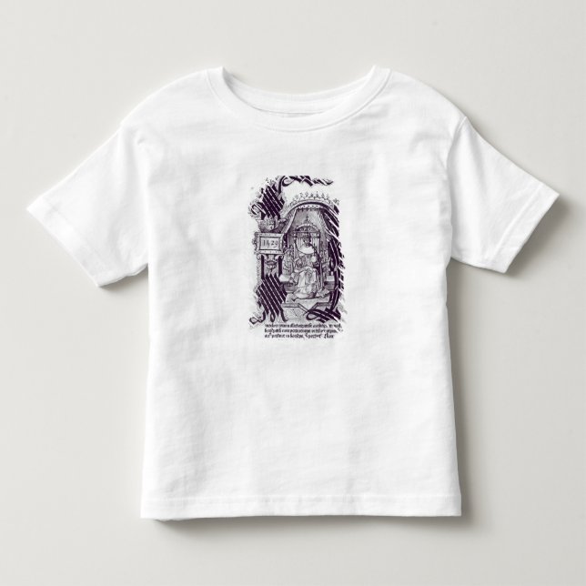 T-shirt Pour Les Tous Petits Lettre initiale d'une charte (Devant)