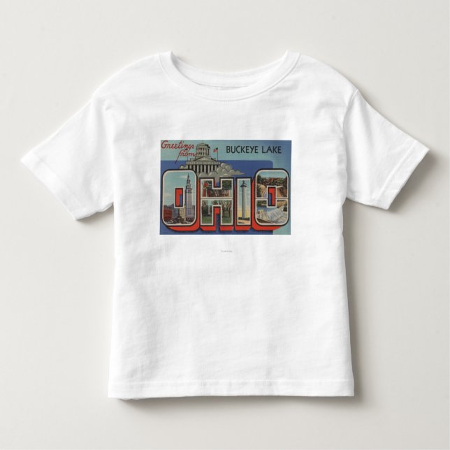 T-shirt Pour Les Tous Petits Lettre ScenesOhio d'OhioBuckeye LakeLarge (Devant)
