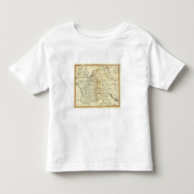 T-shirt Pour Les Tous Petits L'Europe 10 (Devant)