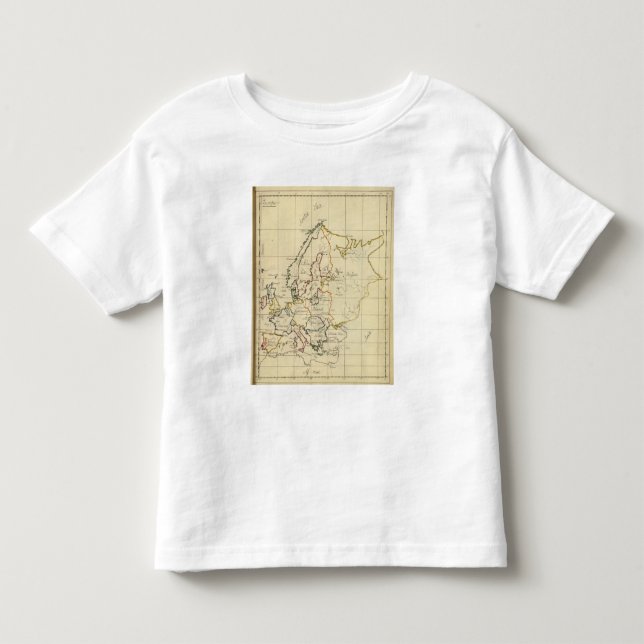T-shirt Pour Les Tous Petits L'Europe 29 (Devant)
