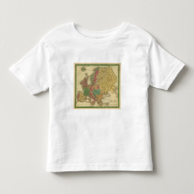 T-shirt Pour Les Tous Petits L'Europe 8 (Devant)