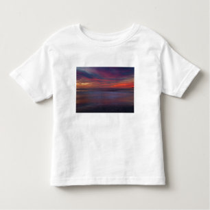 T-shirt Pour Les Tous Petits Lever de soleil de couleur violette sur les côtes