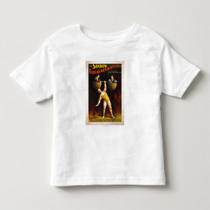 T-shirt Pour Les Tous Petits L'haltérophilie de vaudevilles de Sandow Trocader