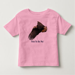 T-shirt Pour Les Tous Petits LIBRE D'ÊTRE MOI Flying Bald Eagle