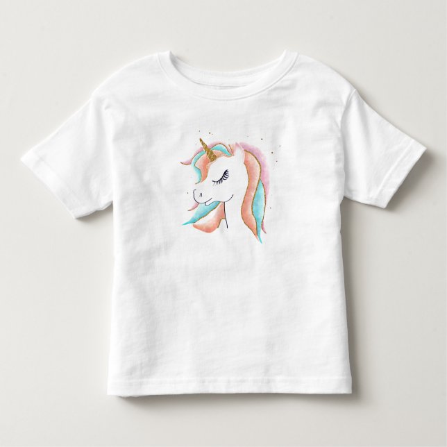 T-shirt Pour Les Tous Petits licorne magique cool (Devant)