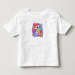 T-shirt Pour Les Tous Petits Licorne Magique Mignonne – Licorne de Fantaisie Ka