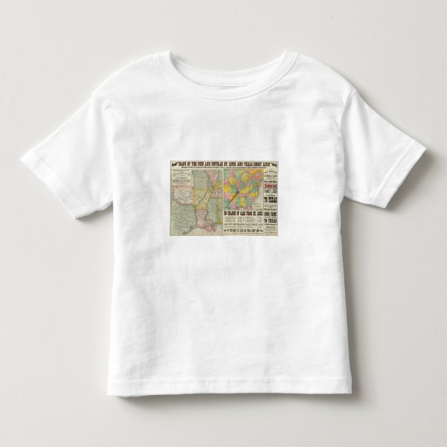 T-shirt Pour Les Tous Petits Ligne courte du Texas (Devant)