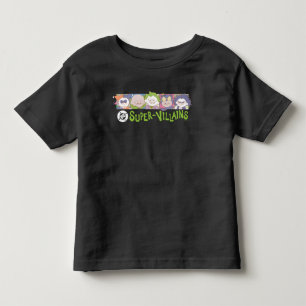 T-shirt Pour Les Tous Petits Ligne de dessins animés de Super-Vilains DC