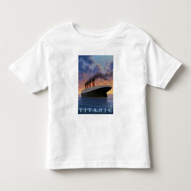 T-shirt Pour Les Tous Petits Ligne titanique d'étoile de SceneWhite (Devant)