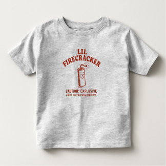 T-shirt Pour Les Tous Petits Lil Firecracker | Carton vintage 4 juillet enfants