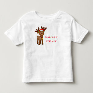 T-shirt Pour Les Tous Petits Lil' Reindeer de papa