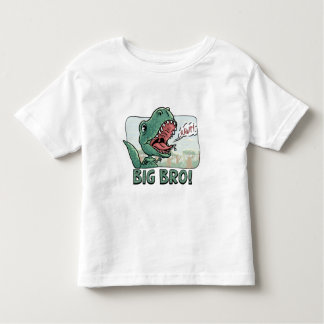 T-shirt Pour Les Tous Petits Lil' T Rex Big Bro Ancien Brother