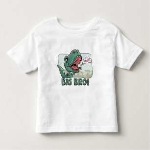 T-shirt Pour Les Tous Petits Lil T. Rex Big Bro Ancienne Porte-Frères