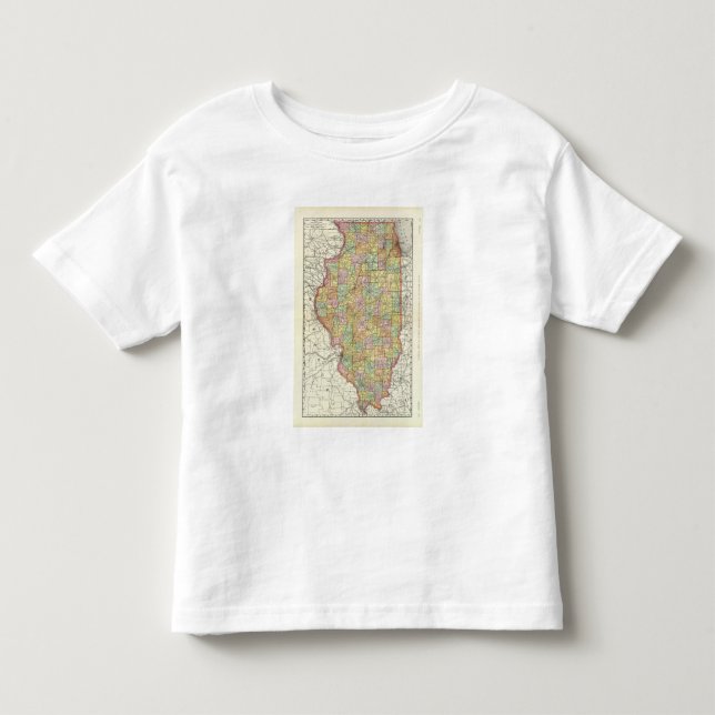 T-shirt Pour Les Tous Petits L'Illinois (Devant)