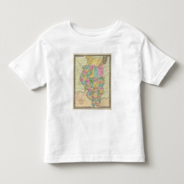 T-shirt Pour Les Tous Petits L'Illinois (Devant)