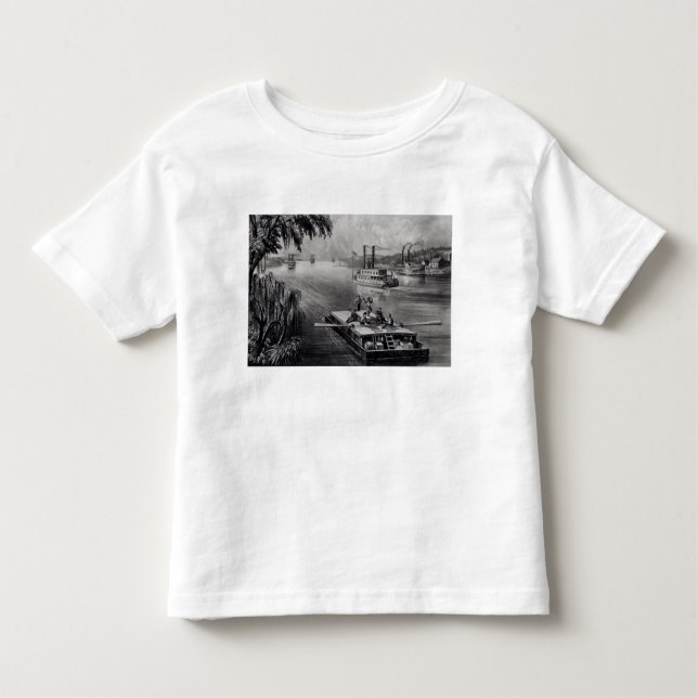 T-shirt Pour Les Tous Petits Limite en bas de la rivière (Devant)