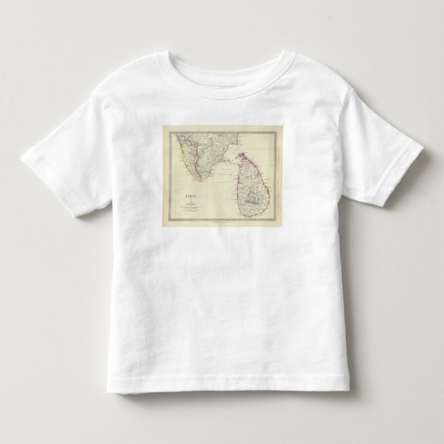 T-shirt Pour Les Tous Petits L'Inde I et la Ceylan (Devant)