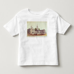 T-shirt Pour Les Tous Petits L'indépendance Hall, Philadelphie