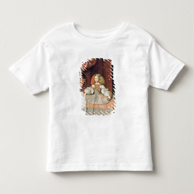 T-shirt Pour Les Tous Petits L'infante Maria Marguerita en rose (Devant)