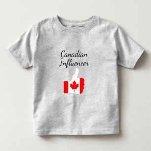 T-shirt Pour Les Tous Petits L'Influenceur canadien monte la route du phare
