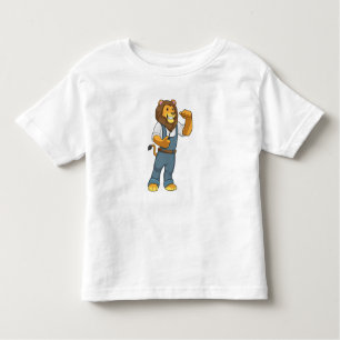 T-shirt Pour Les Tous Petits Lion comme tournevis de Handyman