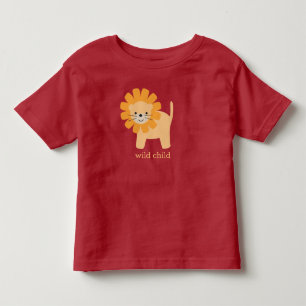 T-shirt Pour Les Tous Petits Lion doux caricature