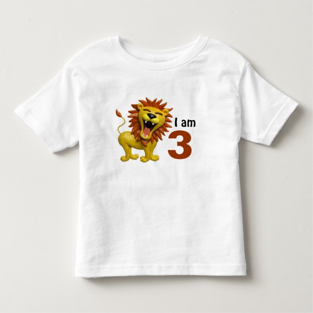 T-shirt Pour Les Tous Petits Lion hurlant (Devant)