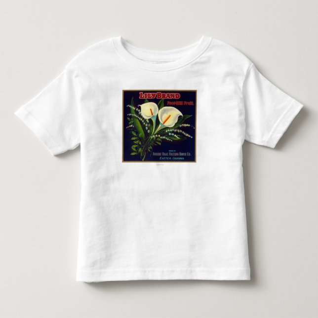 T-shirt Pour Les Tous Petits Lis LabelExeter orange, CA (Devant)