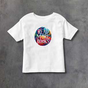 T-shirt Pour Les Tous Petits Lisez plus de livres s'il vous plaît ! Coloré