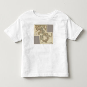 T-shirt Pour Les Tous Petits L'Italie composée