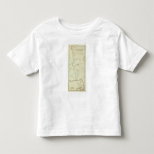 T-shirt Pour Les Tous Petits L'itinéraire de Bonaparte de l'Île d'Elbe vers
