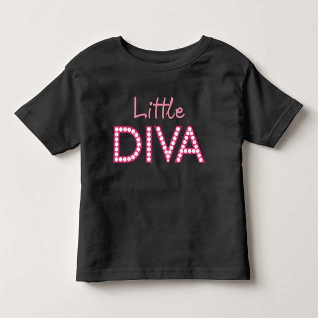 T-shirt Pour Les Tous Petits Little Diva (Devant)