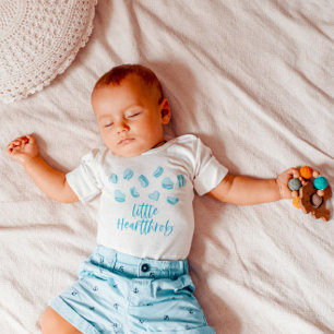 T-shirt Pour Les Tous Petits Little Heartthrob Boy Fête d'anniversaire