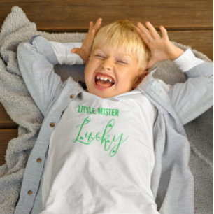 T-shirt Pour Les Tous Petits Little Mister Lucky St Patrick's Day